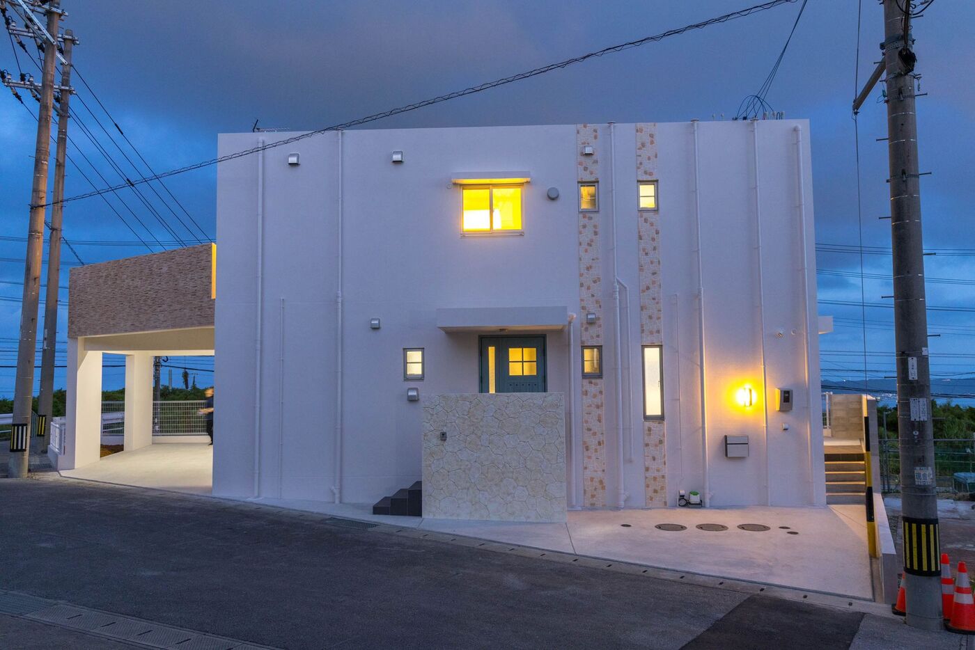 Our home at dusk